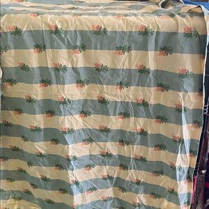 Floral Striped Home Decor Fabric